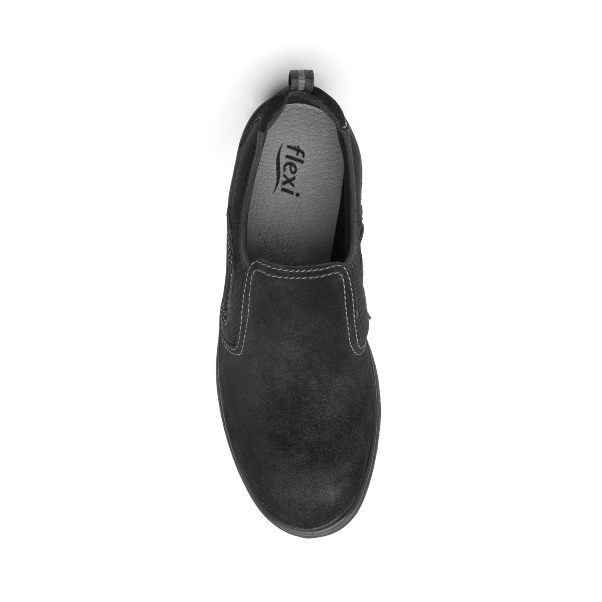 Flat Casual Sport Flexi Con Sistema Walking Soft Para Mujer - Estilo 37510 Negro