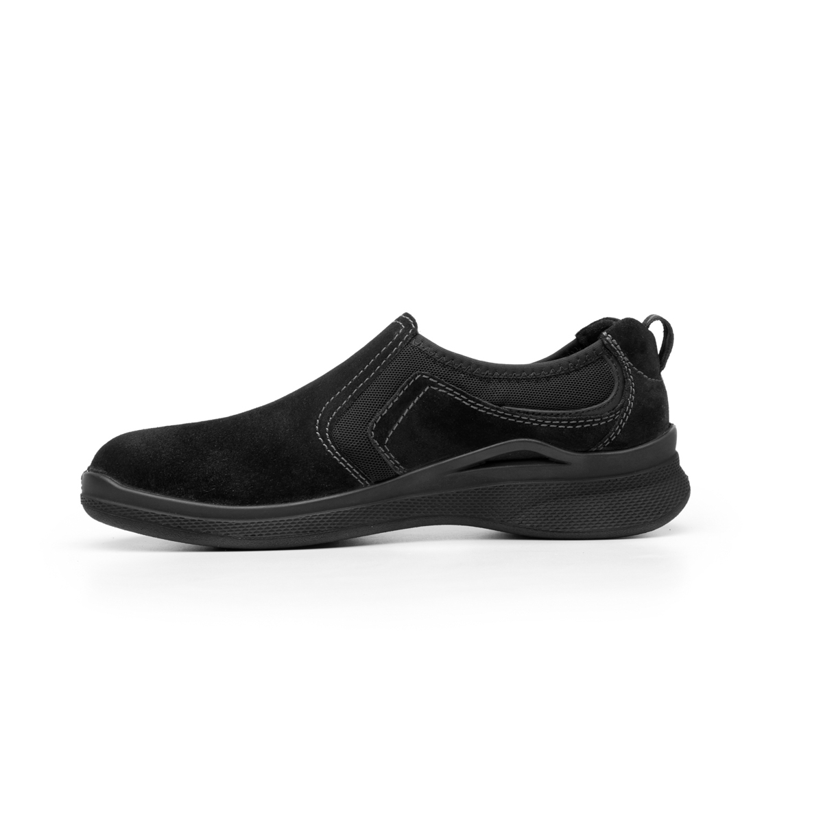 Flat Casual Sport Flexi Con Sistema Walking Soft Para Mujer - Estilo 37510 Negro
