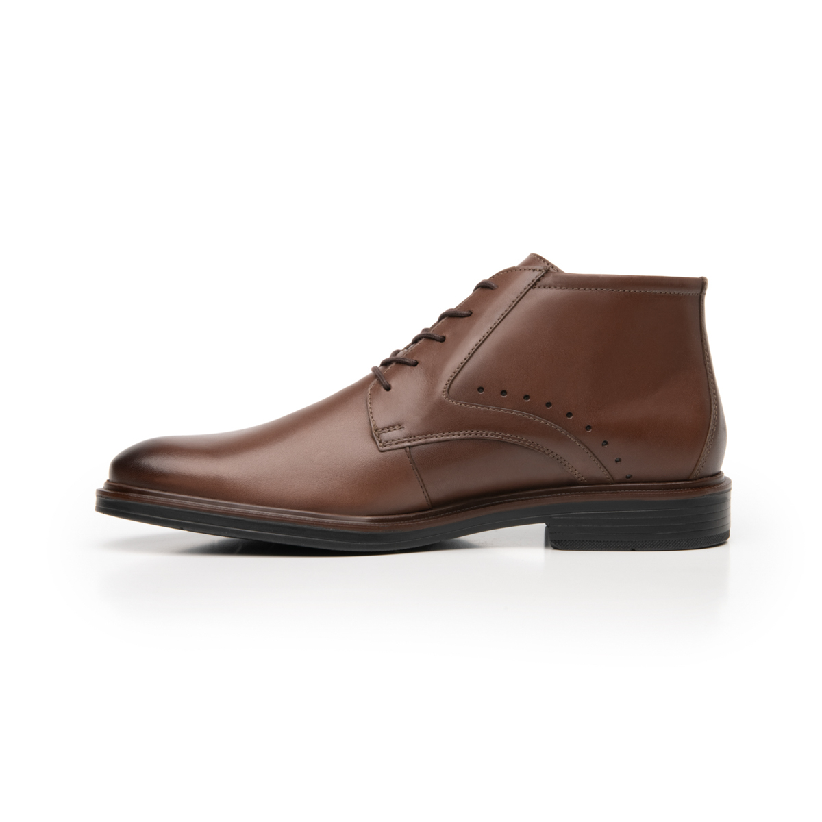 Botín De Vestir Flexi para Hombre con Agujetas Estilo 400104 Moka