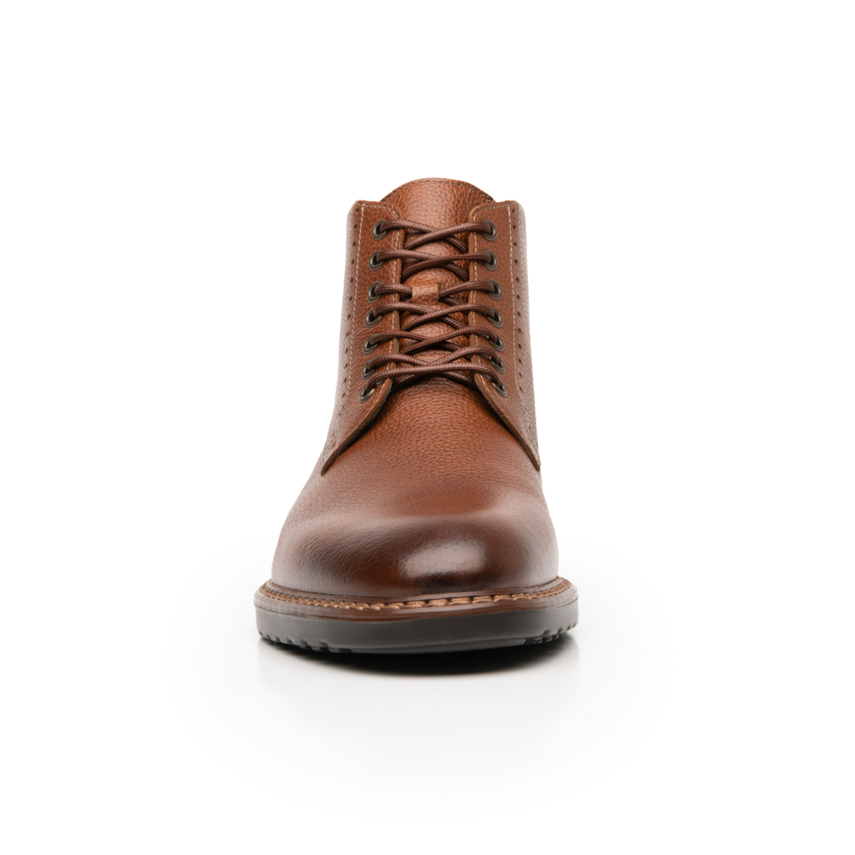 Botín Bostoniano Flexi para Hombre con Agujetas Estilo 400509 Tan