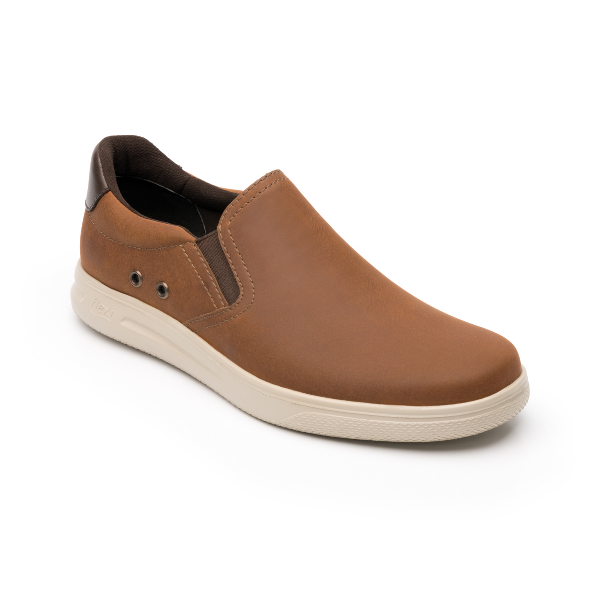 Sneaker Casual Sport Flexi Con Suela Extra Ligera Para Hombre - Estilo 401204 Honey
