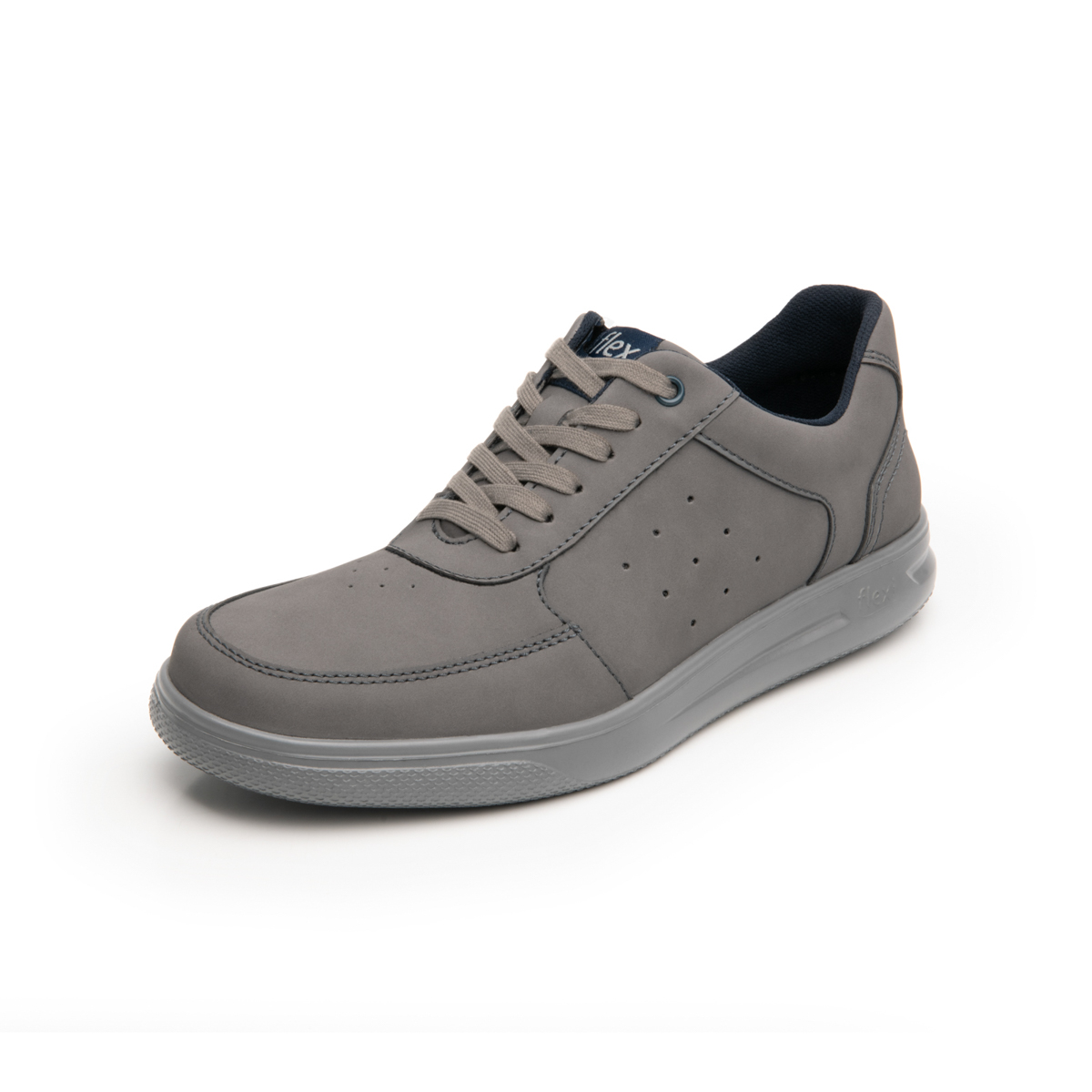 Sneaker Urbano Flexi para Hombre con Suela Extra Ligera Estilo 401209 Gris