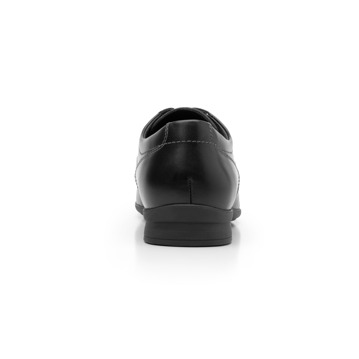 Zapato De Vestir Para Oficina Flexi De Piel Micro Perforada Para Hombre - Estilo 402206 Negro