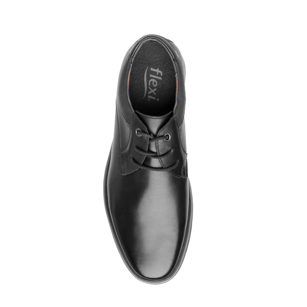Zapato Casual Urbano Flexi Con Suela Bicolor Para Hombre - Estilo 402301 Negro
