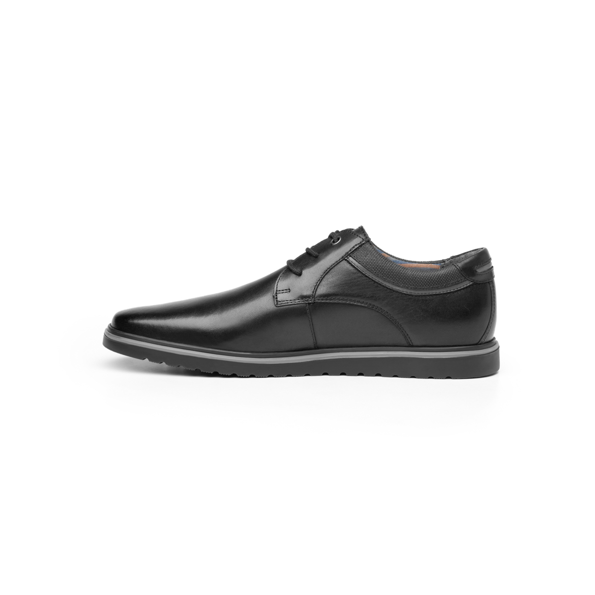 Zapato Casual Urbano Flexi Con Suela Bicolor Para Hombre - Estilo 402301 Negro