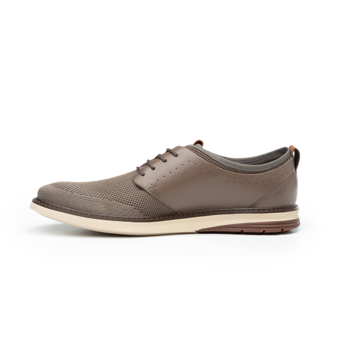 Zapato Casual Urbano Flexi De Tejido Para Hombre - Estilo 402403 Taupe