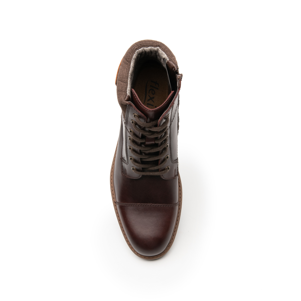 Bota Utilitaria Flexi para Hombre con Agujetas Estilo 402508 Oporto