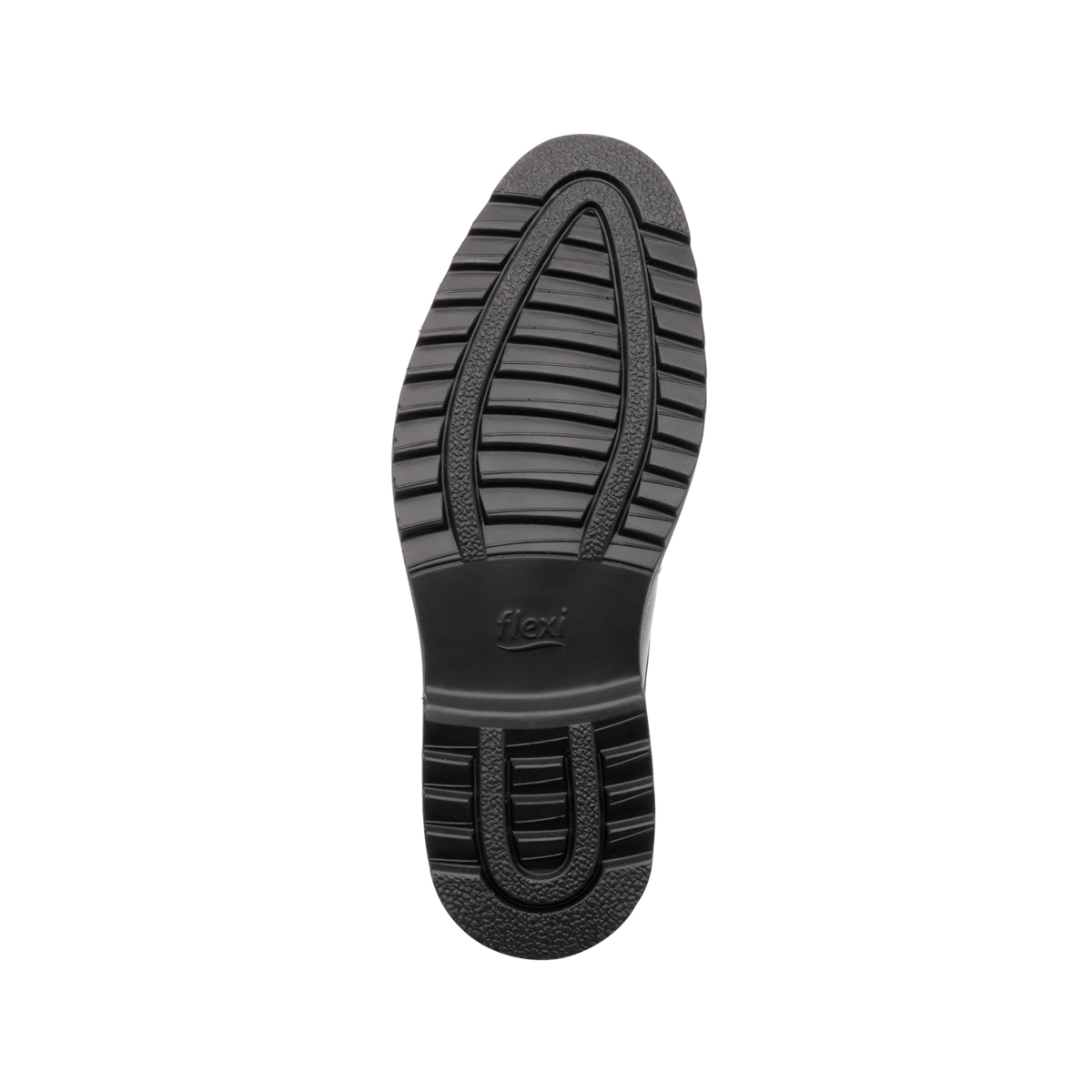 Zapato Casual Urbano Flexi Con Suela Tricolor Para Hombre - Estilo 402701 Negro