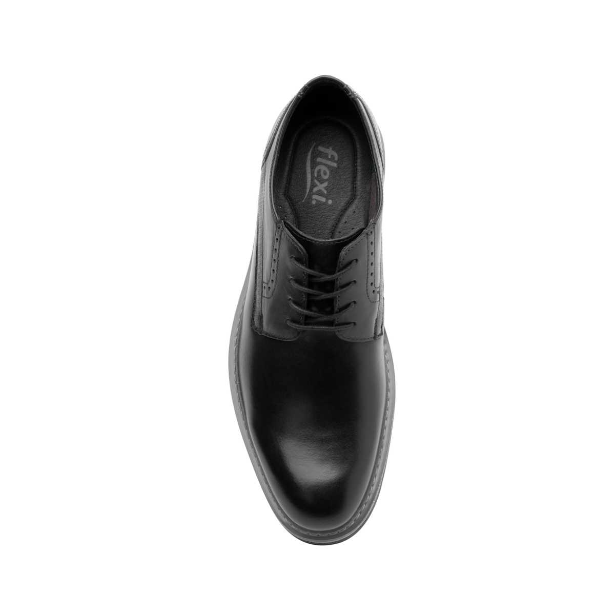 Zapato Casual Urbano Flexi Con Suela Tricolor Para Hombre - Estilo 402701 Negro
