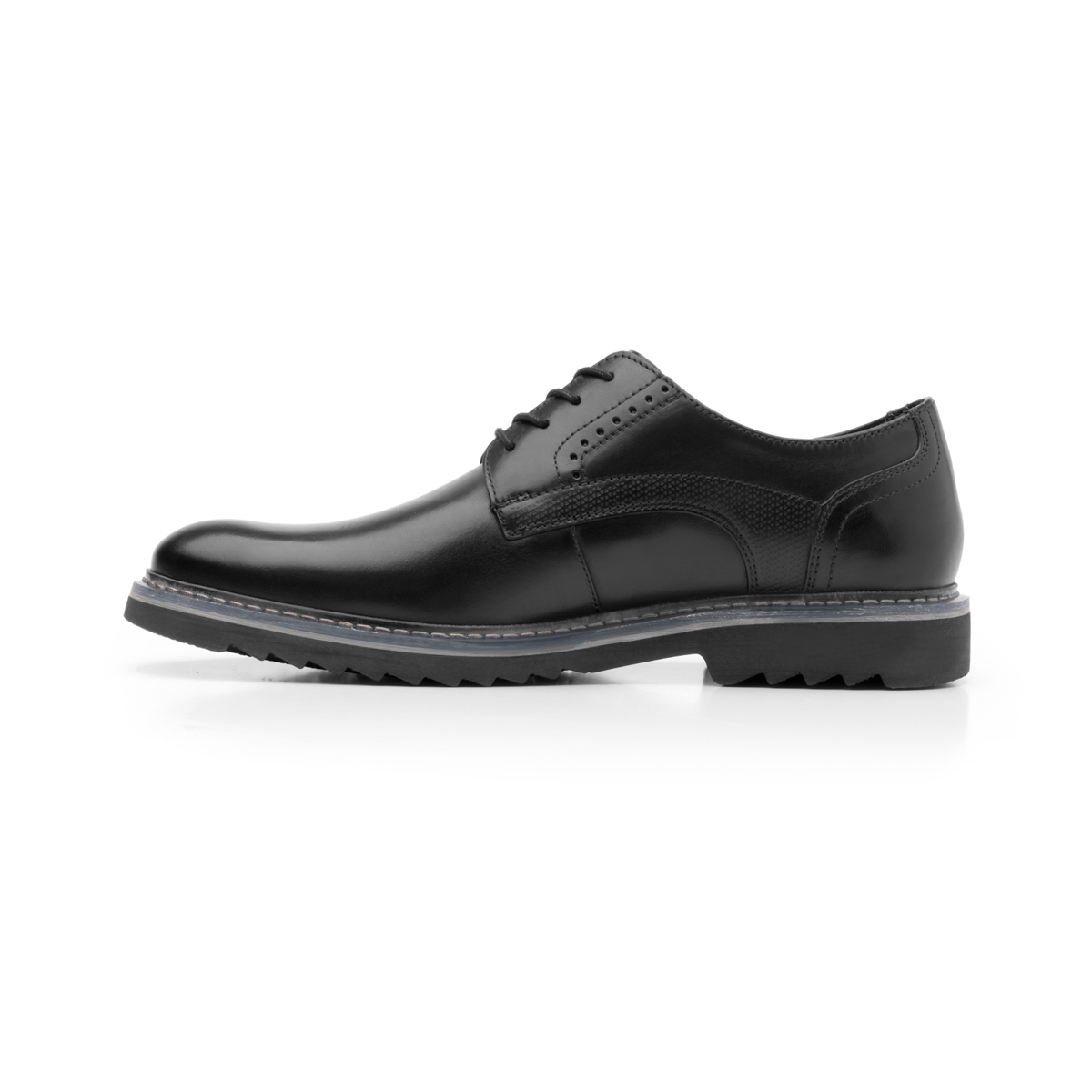 Zapato Casual Urbano Flexi Con Suela Tricolor Para Hombre - Estilo 402701 Negro