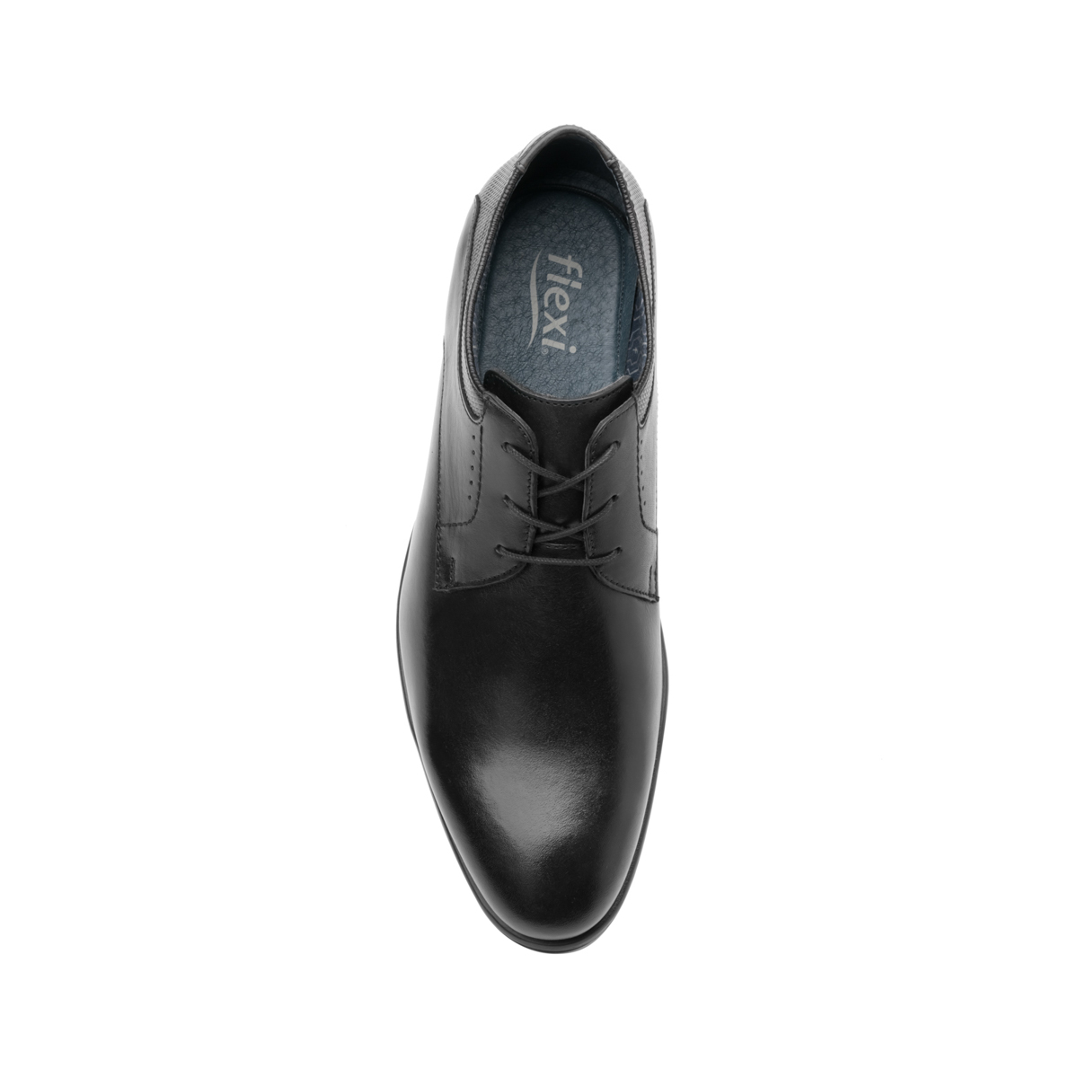 Zapato De Vestir Urbano Flexi Con Puntera Ovalada Para Hombre - Estilo 403301 Negro