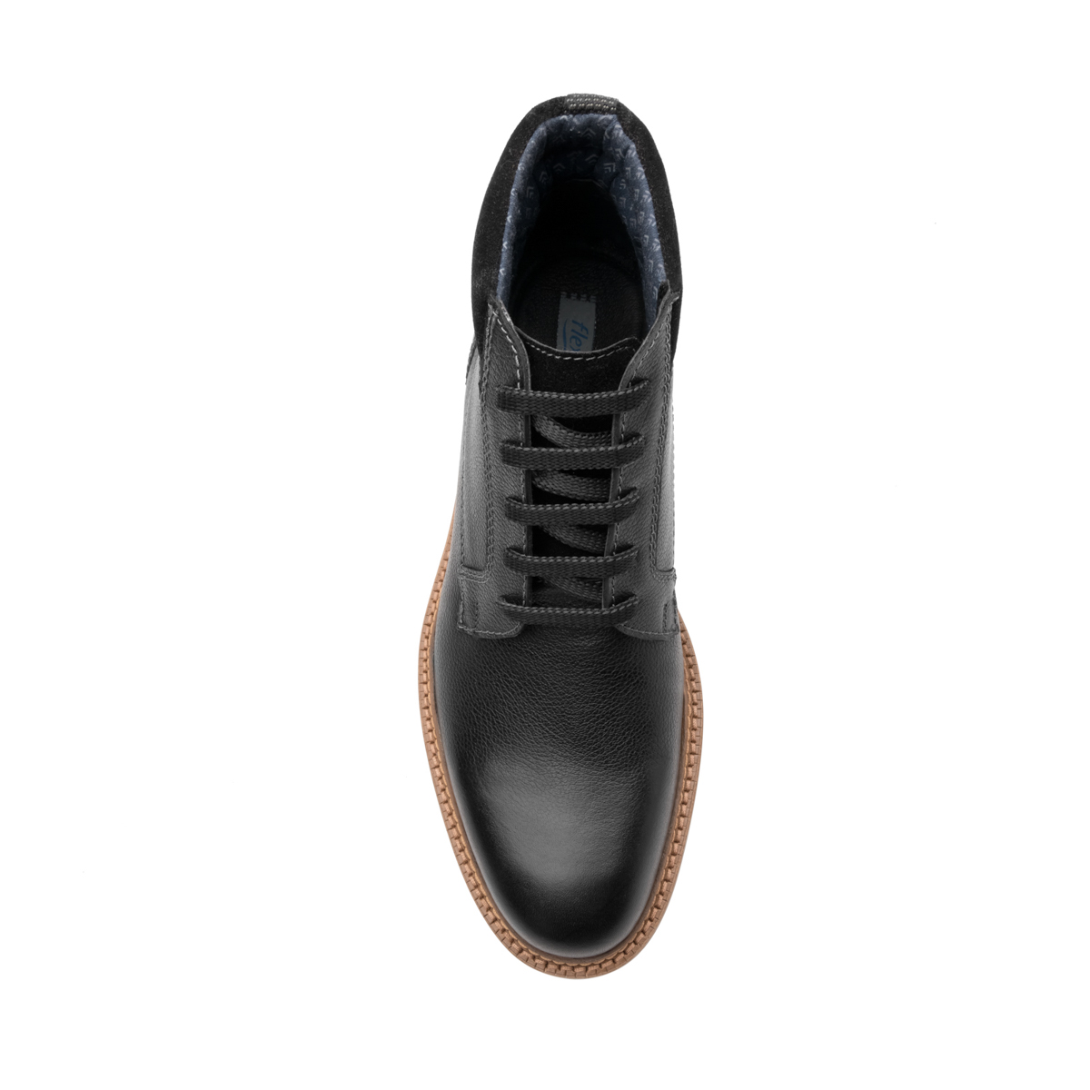 Botín Casual Trendy Flexi Con Suela De Crepé Para Hombre - Estilo 403502 Negro