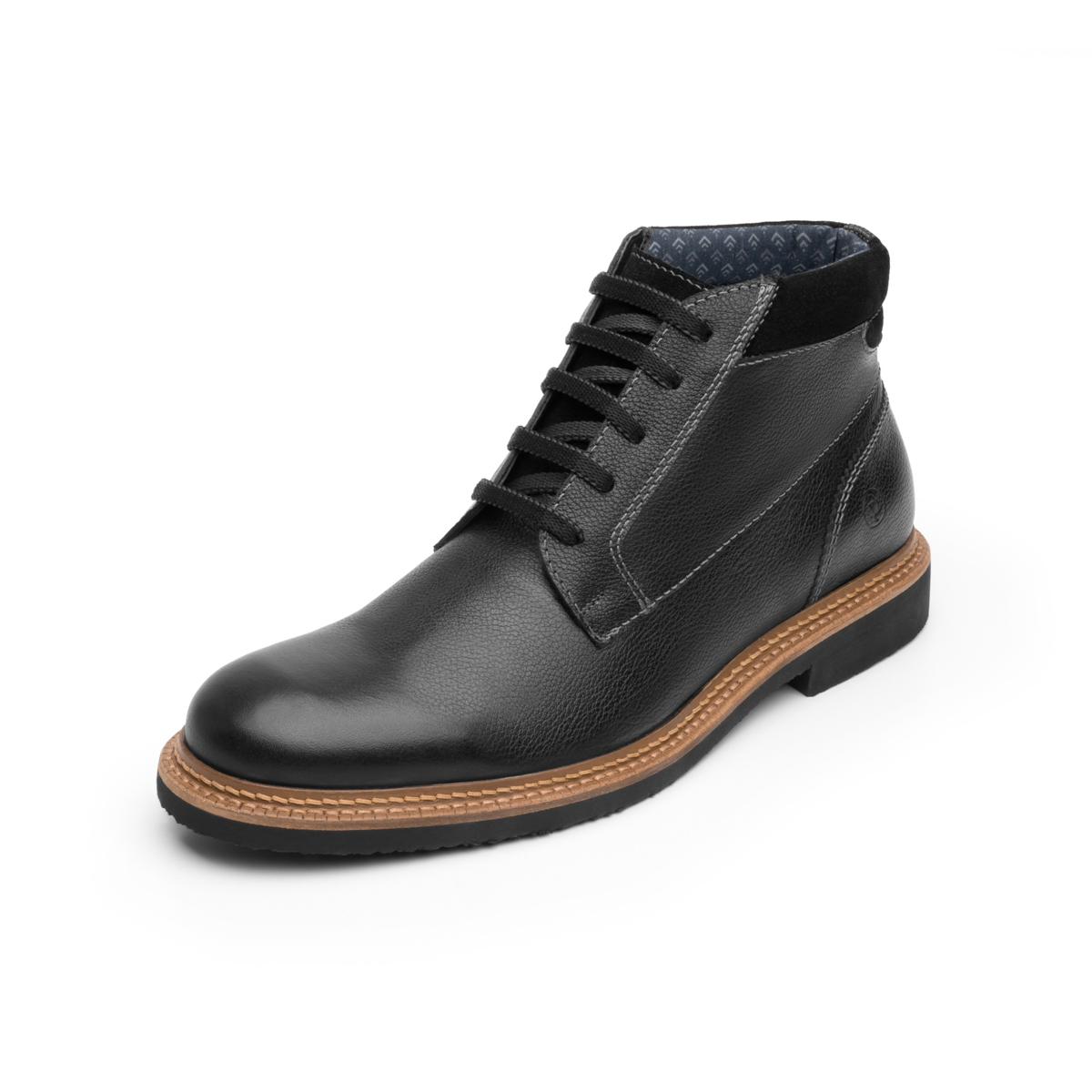 Botín Casual Trendy Flexi Con Suela De Crepé Para Hombre - Estilo 403502 Negro
