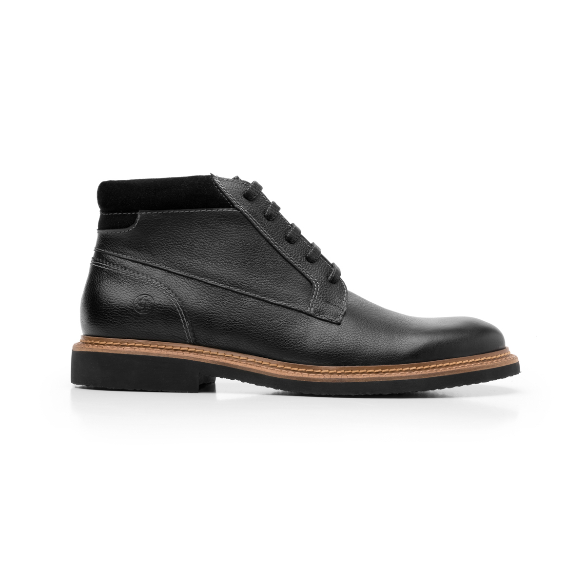 Botín Casual Trendy Flexi Con Suela De Crepé Para Hombre - Estilo 403502 Negro