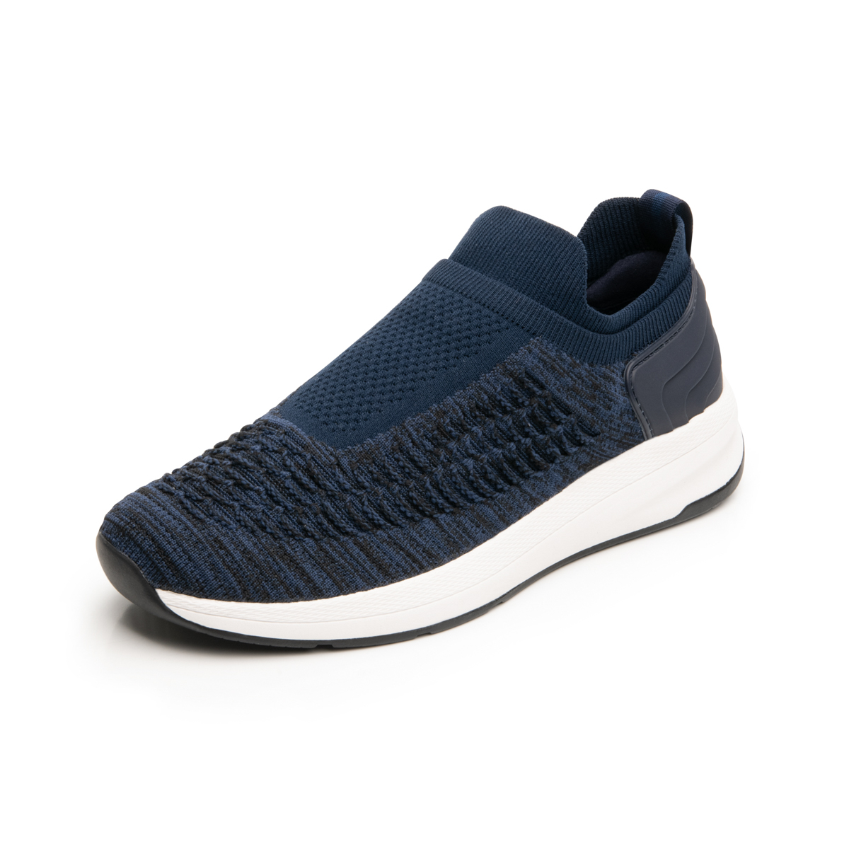 Sneaker Calcetin Flyknit Flexi para Hombre con Suela Estraligera Estilo 403804 Azul