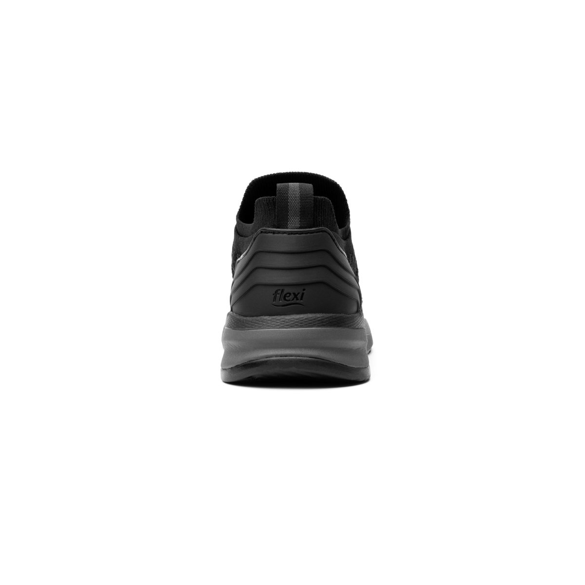 Sneaker Calcetin Flyknit Flexi para Hombre con Suela Estraligera Estilo 403804 Negro
