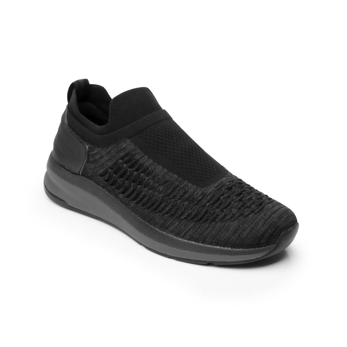 Sneaker Calcetin Flyknit Flexi para Hombre con Suela Estraligera Estilo 403804 Negro