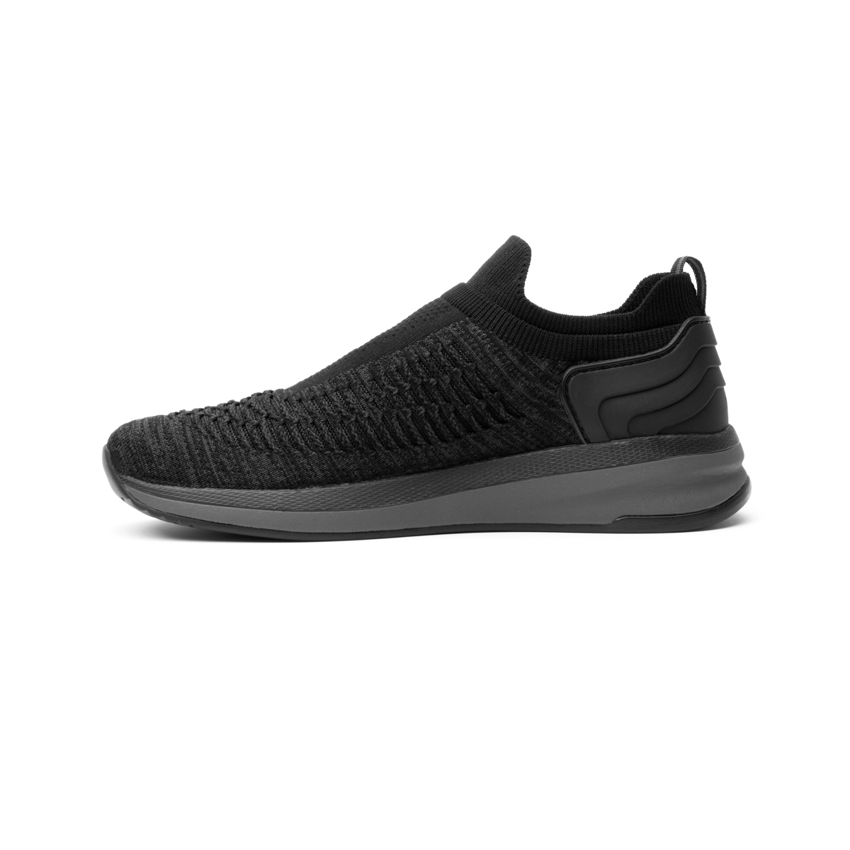 Sneaker Calcetin Flyknit Flexi para Hombre con Suela Estraligera Estilo 403804 Negro
