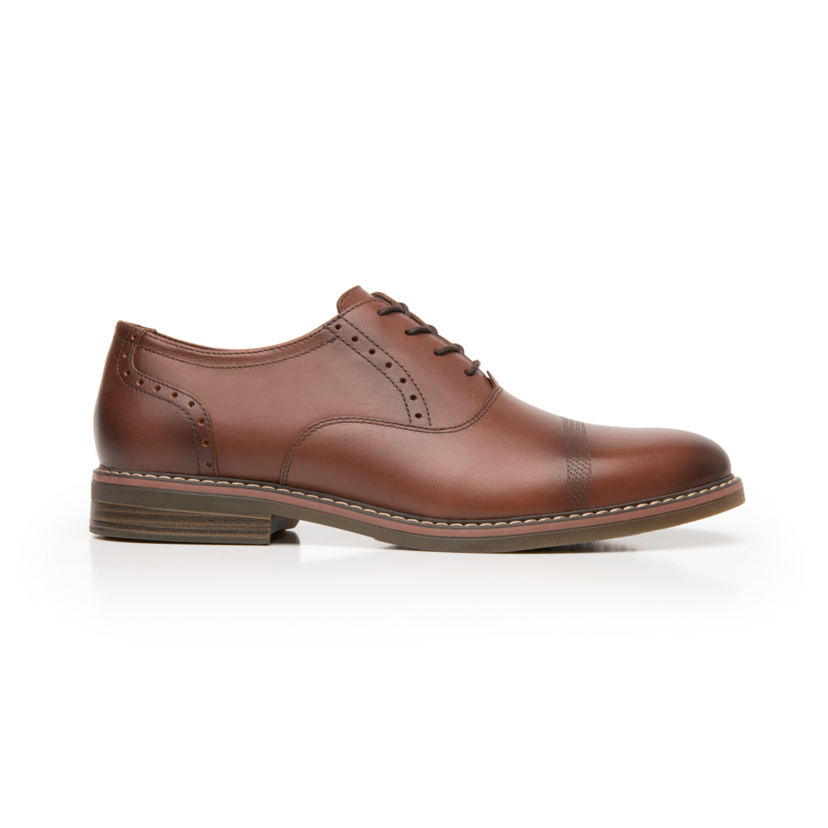 Zapato Oxford Flexi para Hombre con Agujetas Estilo 404602 Chocolate