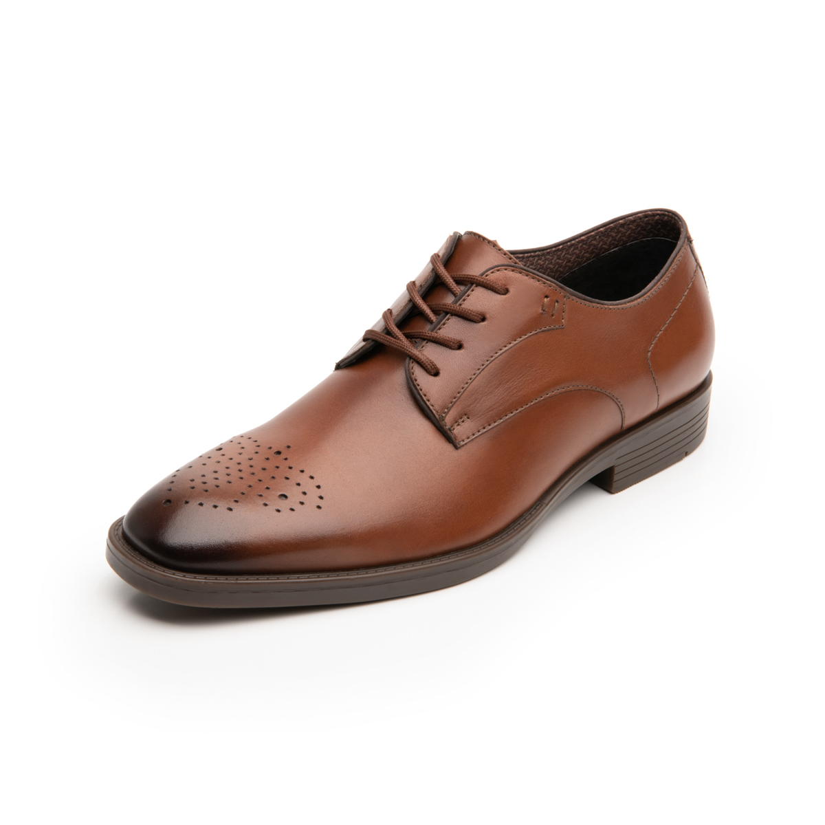 Zapato Bostoniano Flexi para Hombre con Agujetas Estilo 405801 Tan
