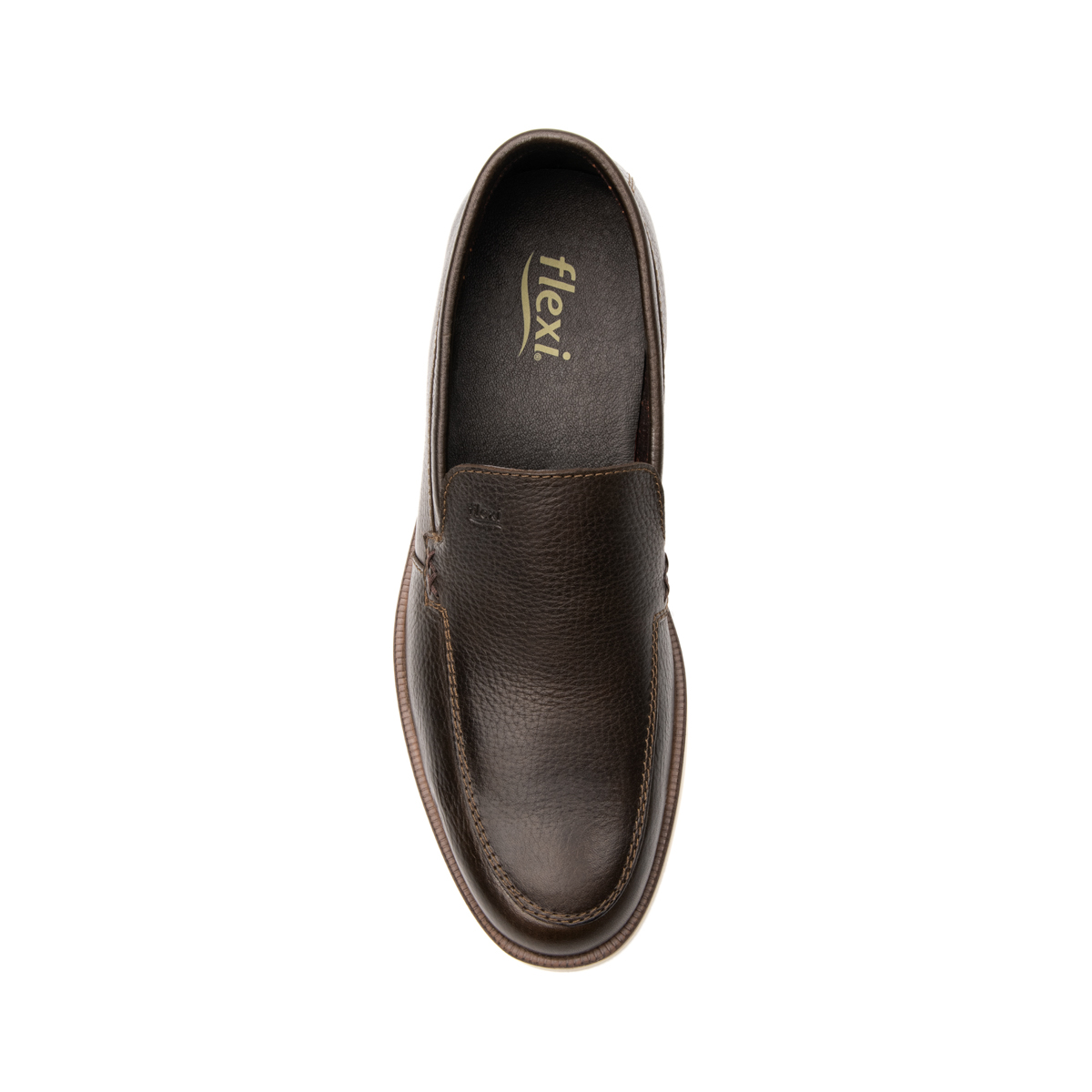 Loafer Piel Grasa Flexi para Hombre Estilo 406703 Chocolate