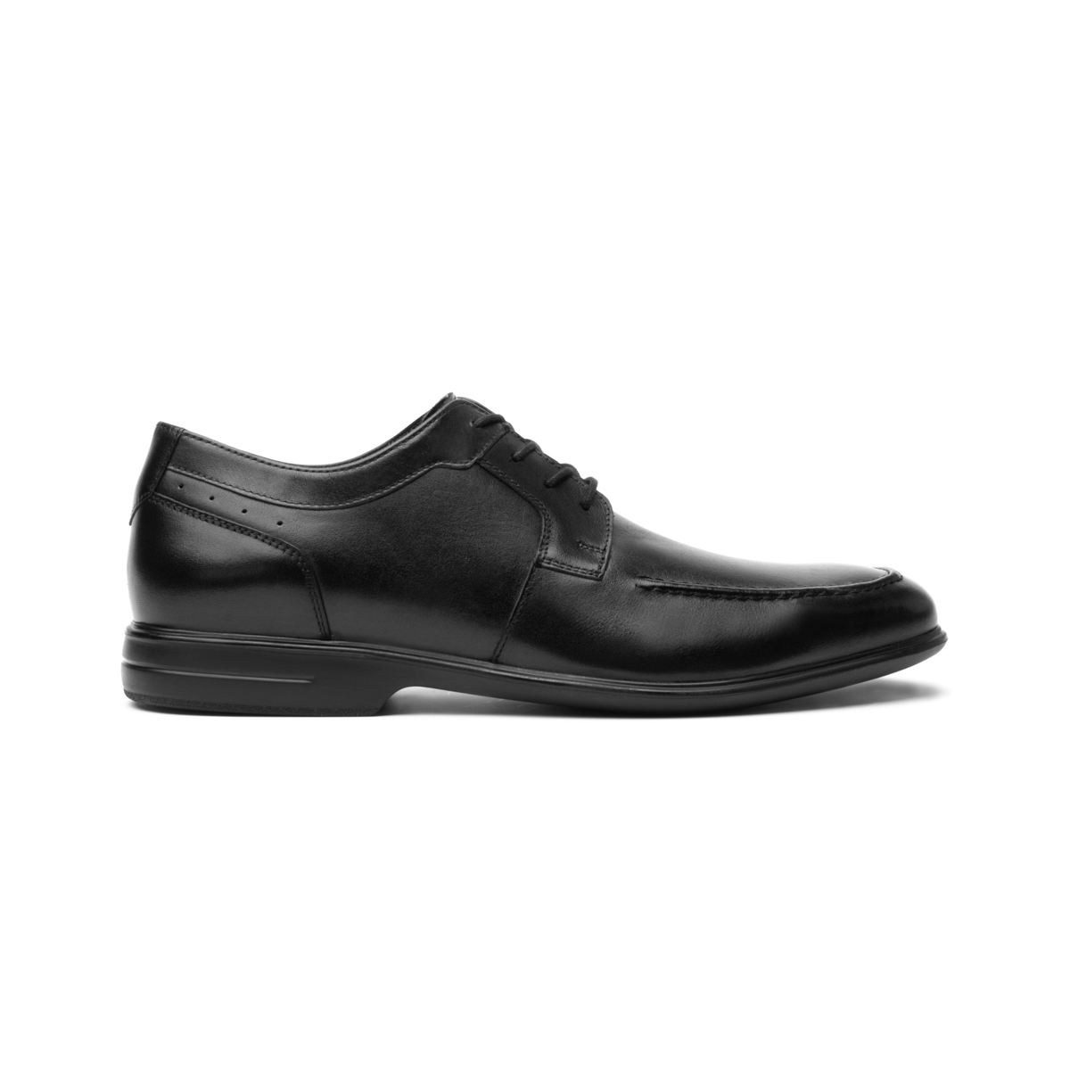 Derby Floreta Liso Flexi para Hombre Estilo 407202 Negro