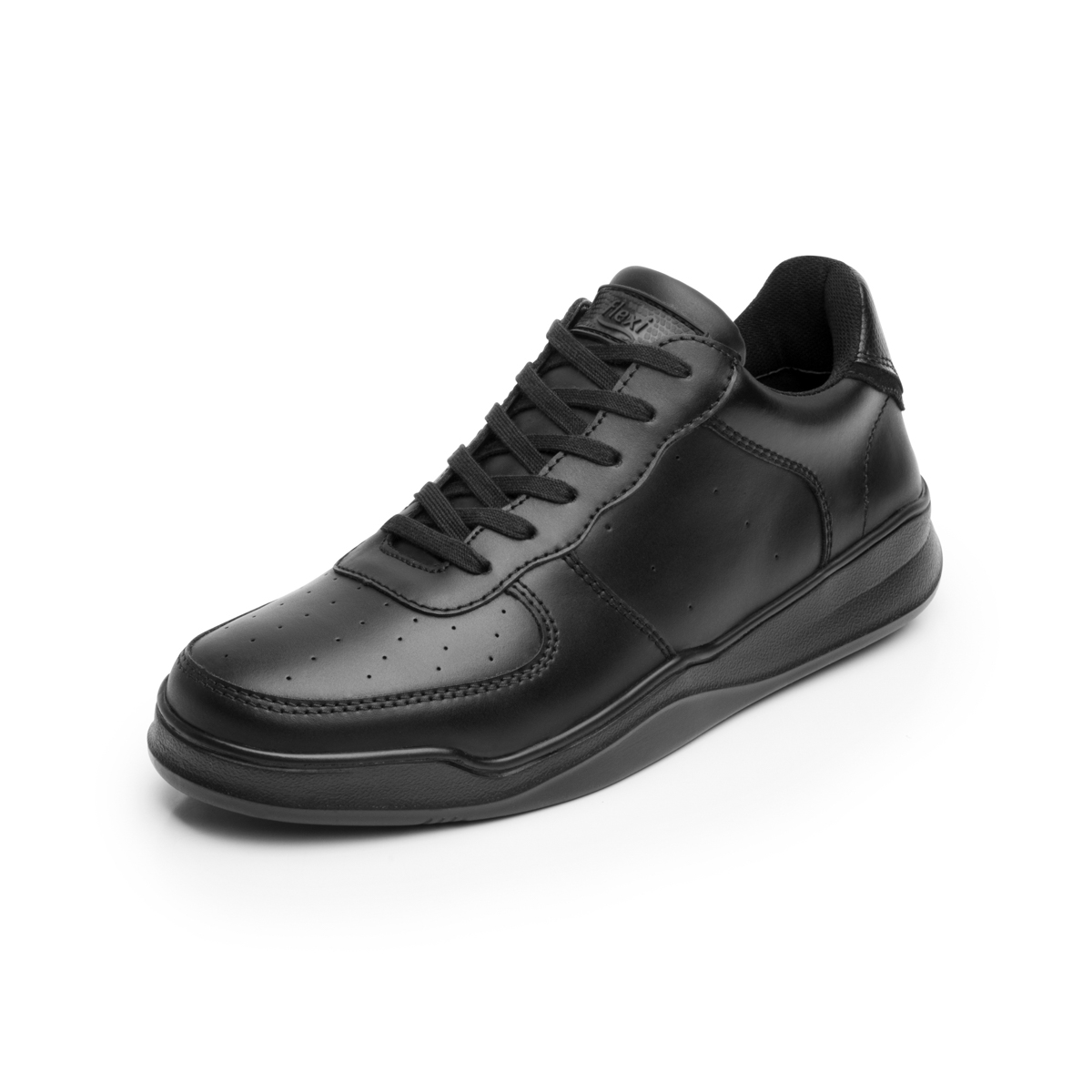 Sneaker Urbano Clásico Flexi para Hombre Estilo 407602 Negro