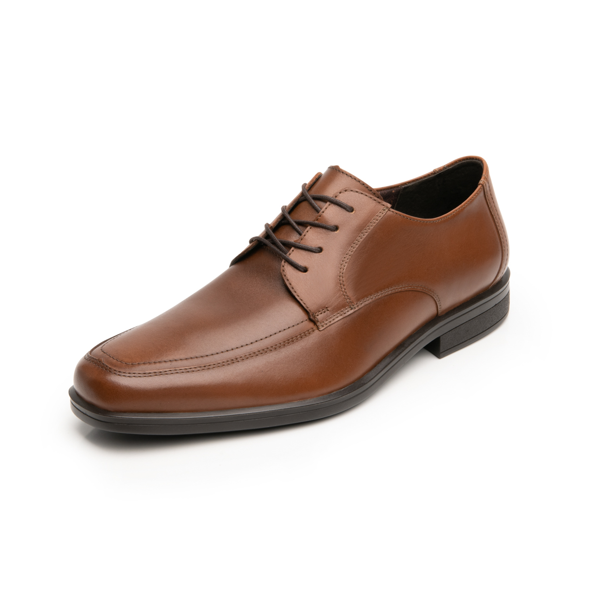 Derby Floreta Liso Flexi para Hombre Estilo 407802 Tan