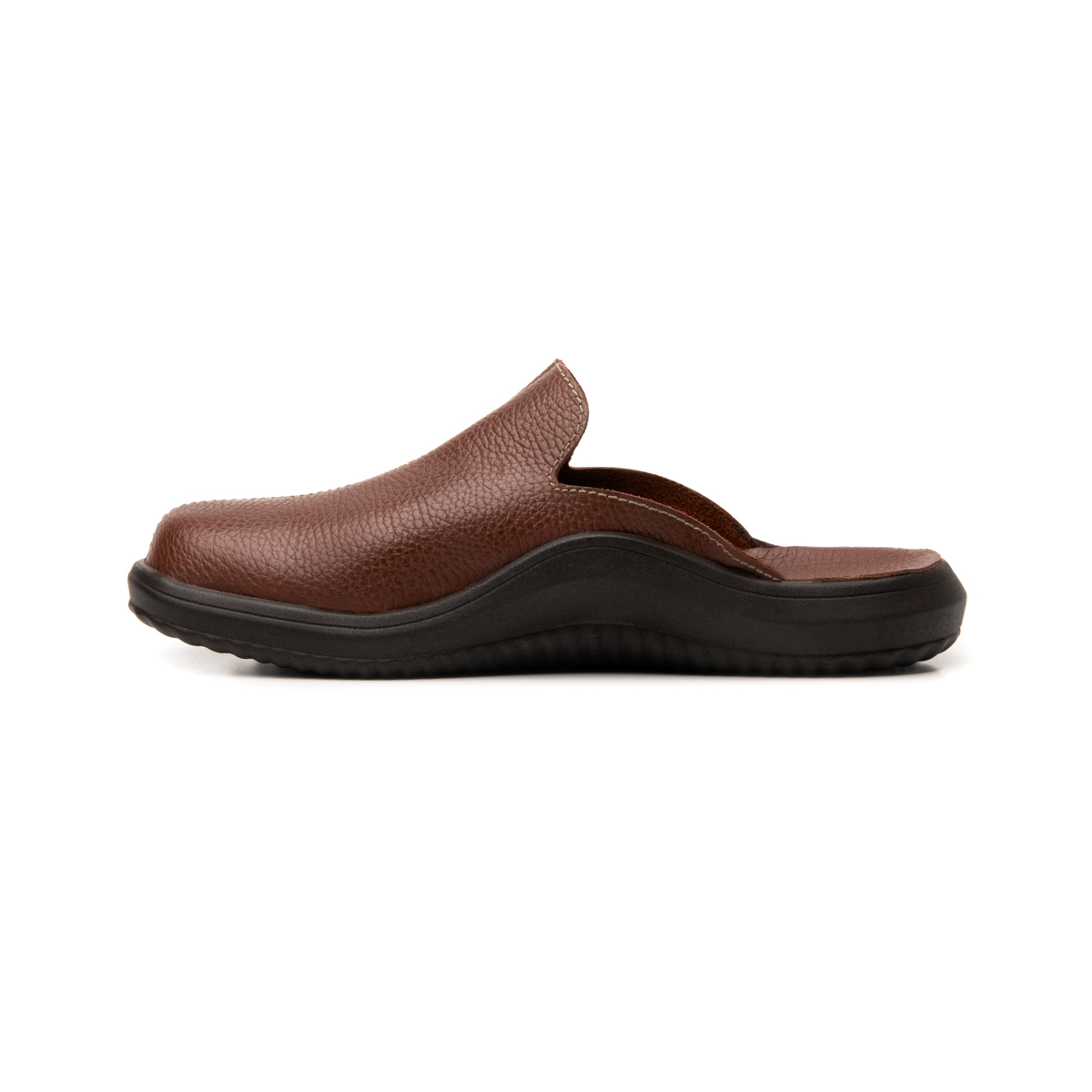 Mule Piel Suave Flexi para Hombre Estilo 408001 Chocolate
