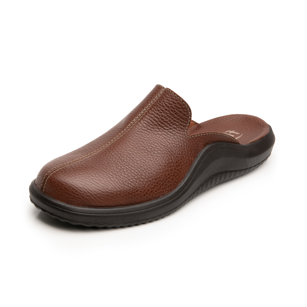 Mule Piel Suave Flexi para Hombre Estilo 408001 Chocolate