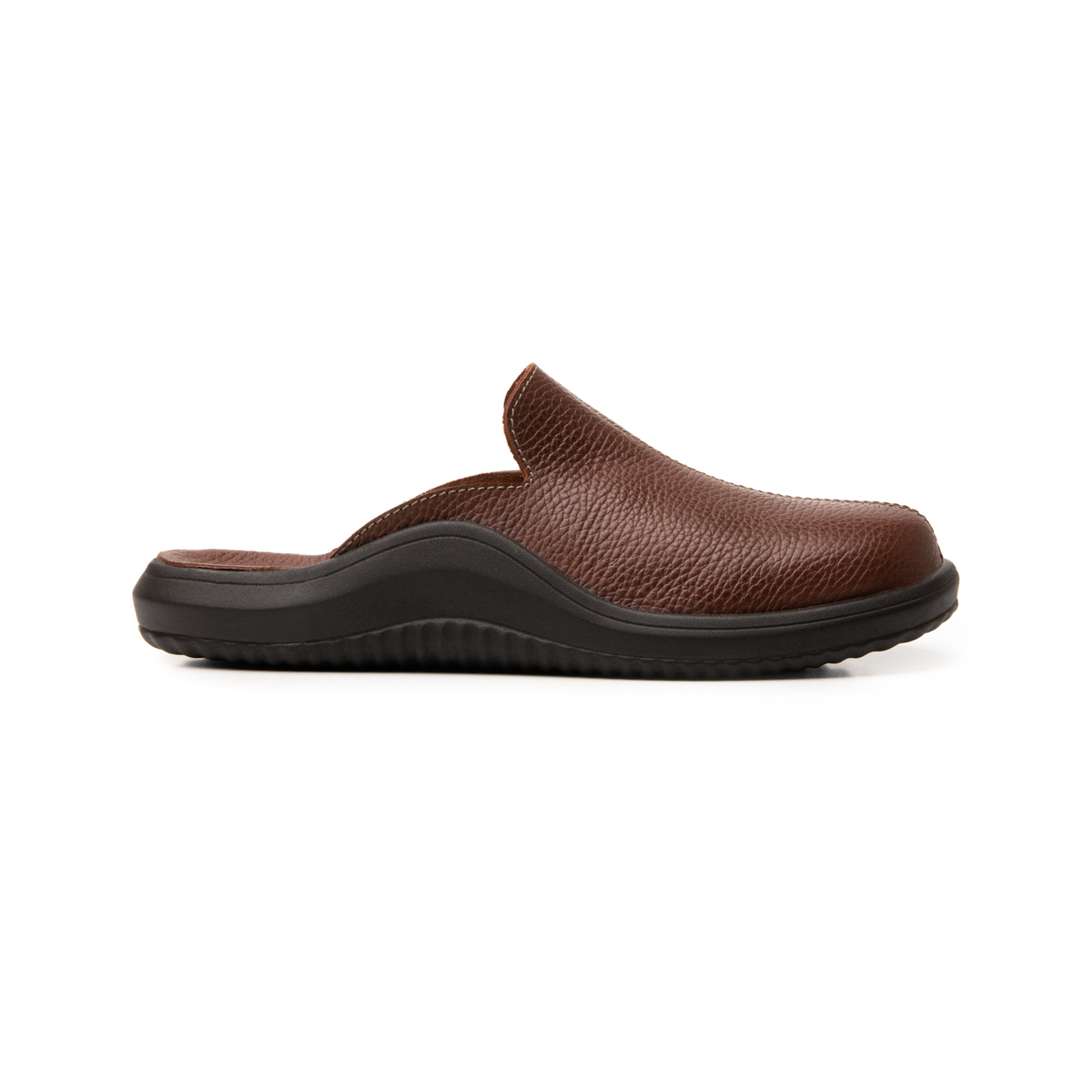 Mule Piel Suave Flexi para Hombre Estilo 408001 Chocolate