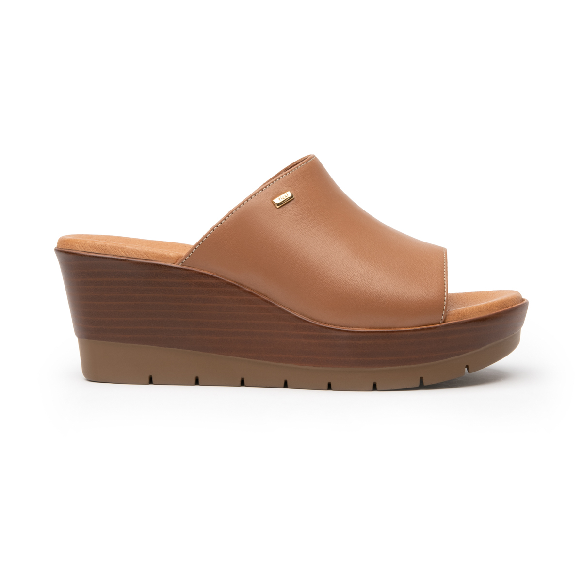 Sandalia Con Plataforma Flexi para Mujer Estilo 44509 Arena
