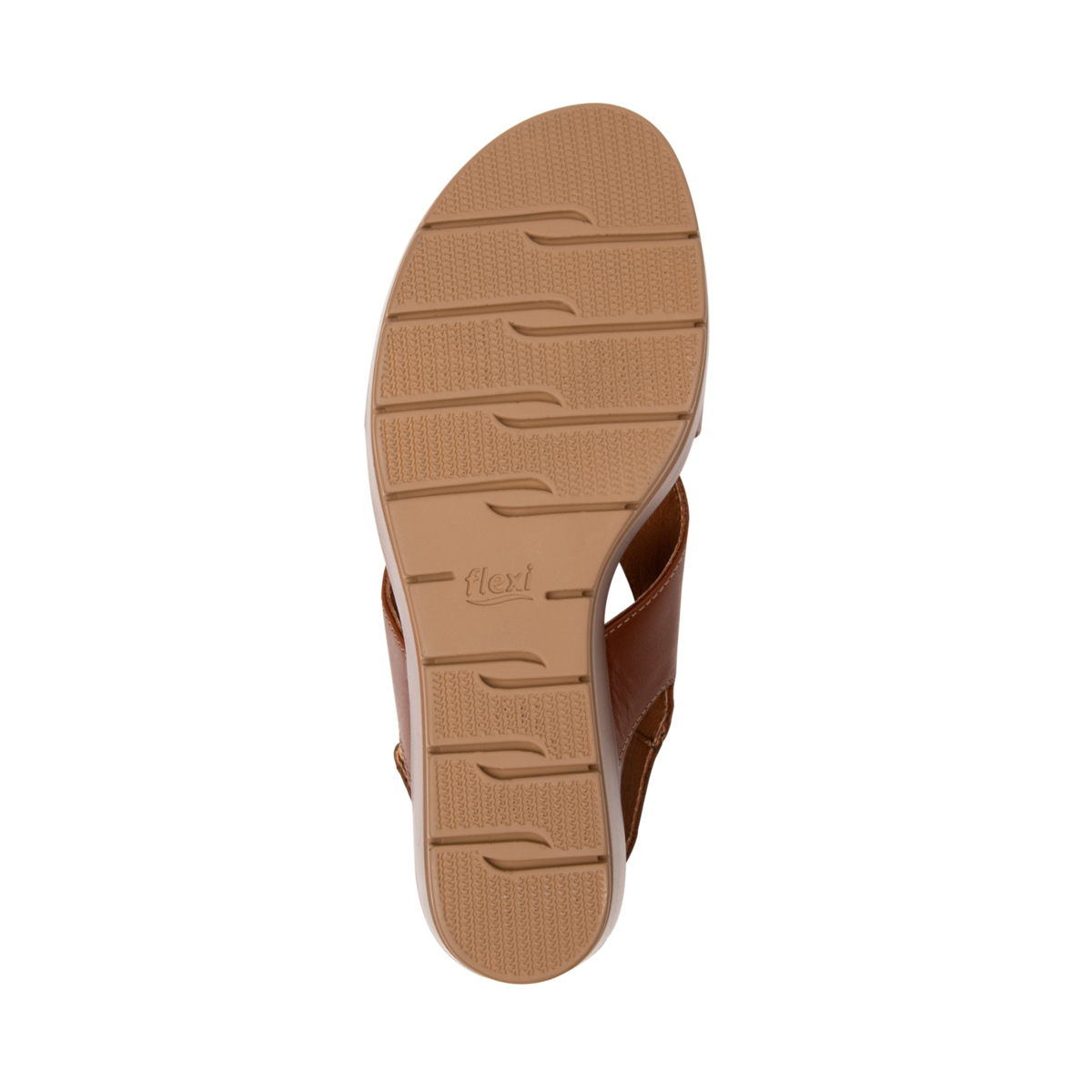 Sandalia Con Plataforma Flexi para Mujer Estilo 44522 Café