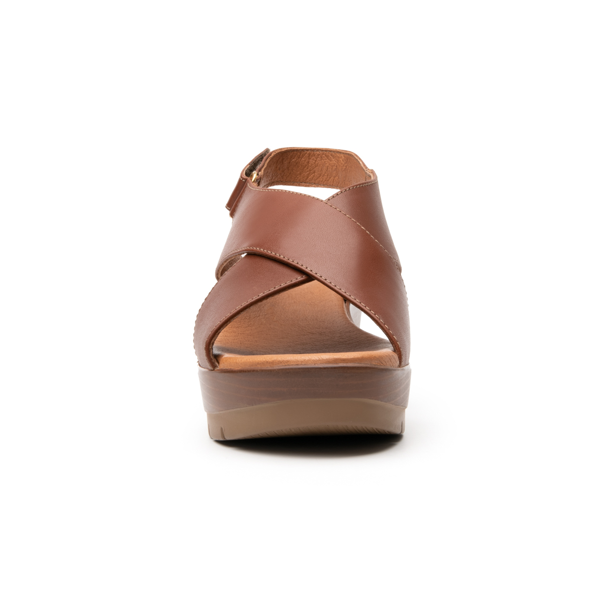 Sandalia Con Plataforma Flexi para Mujer Estilo 44522 Café