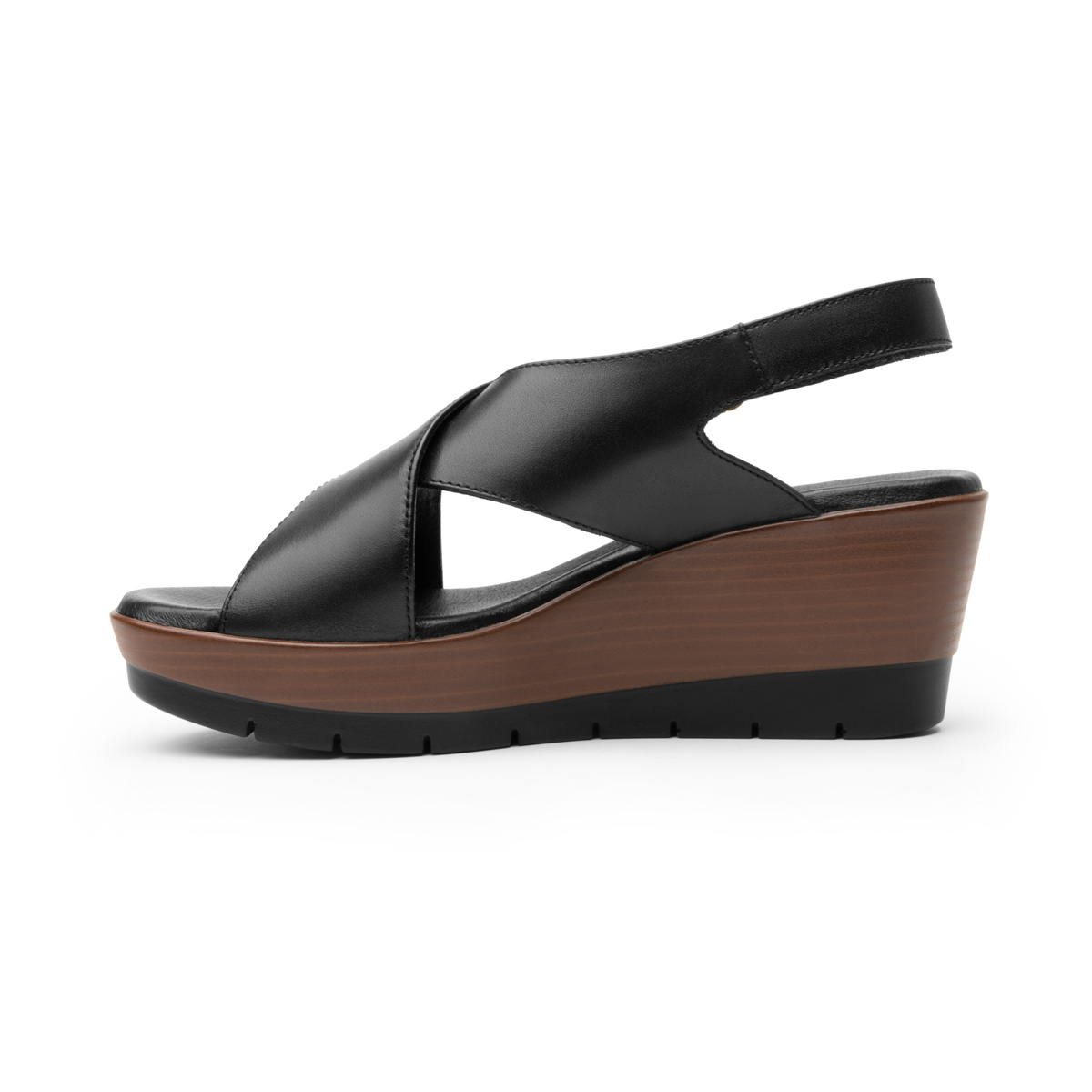 Sandalia Con Plataforma Flexi para Mujer Estilo 44522 Negro