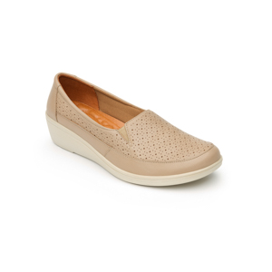 Flat Casual Flexi Con Plantilla Comfort Pad Para Mujer - Estilo 45601 Beige Flat Casual Flexi Con Plantilla Comfort Pad Para Mujer - Estilo 45601 Beige