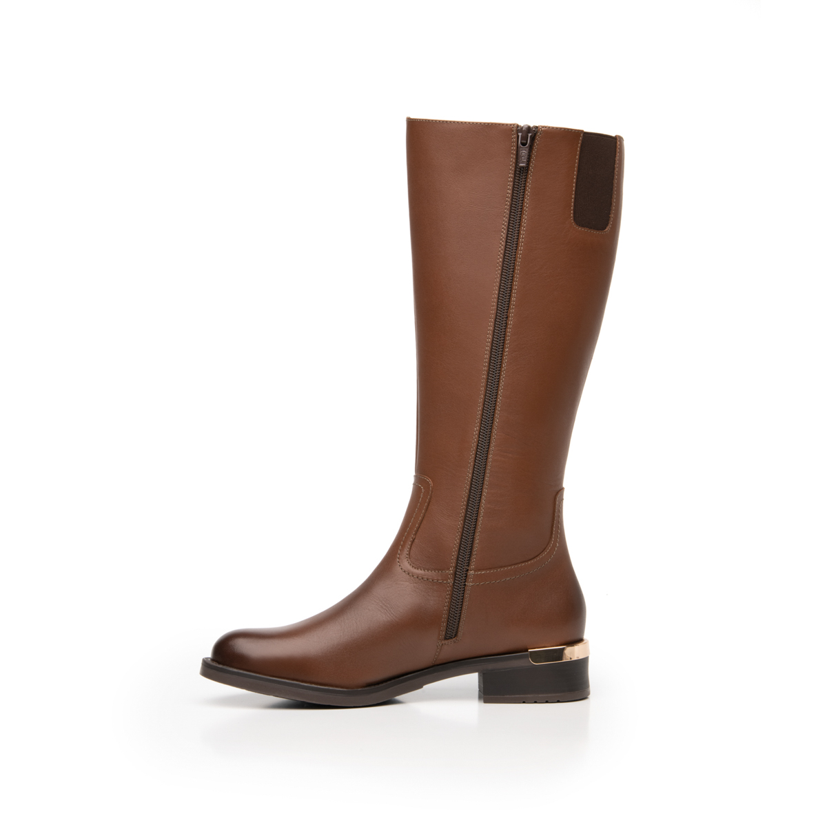 Bota Hípica Flexi para Mujer con Diseño Contemporáneo Estilo 46626 Whisky
