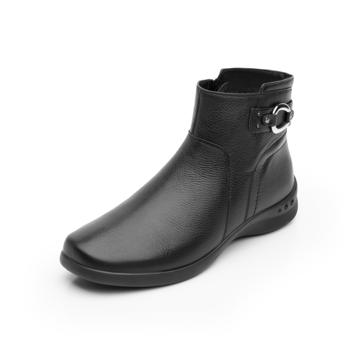 Botín Con Herraje Flexi para Mujer con Plantilla Removible Estilo 48328 Negro