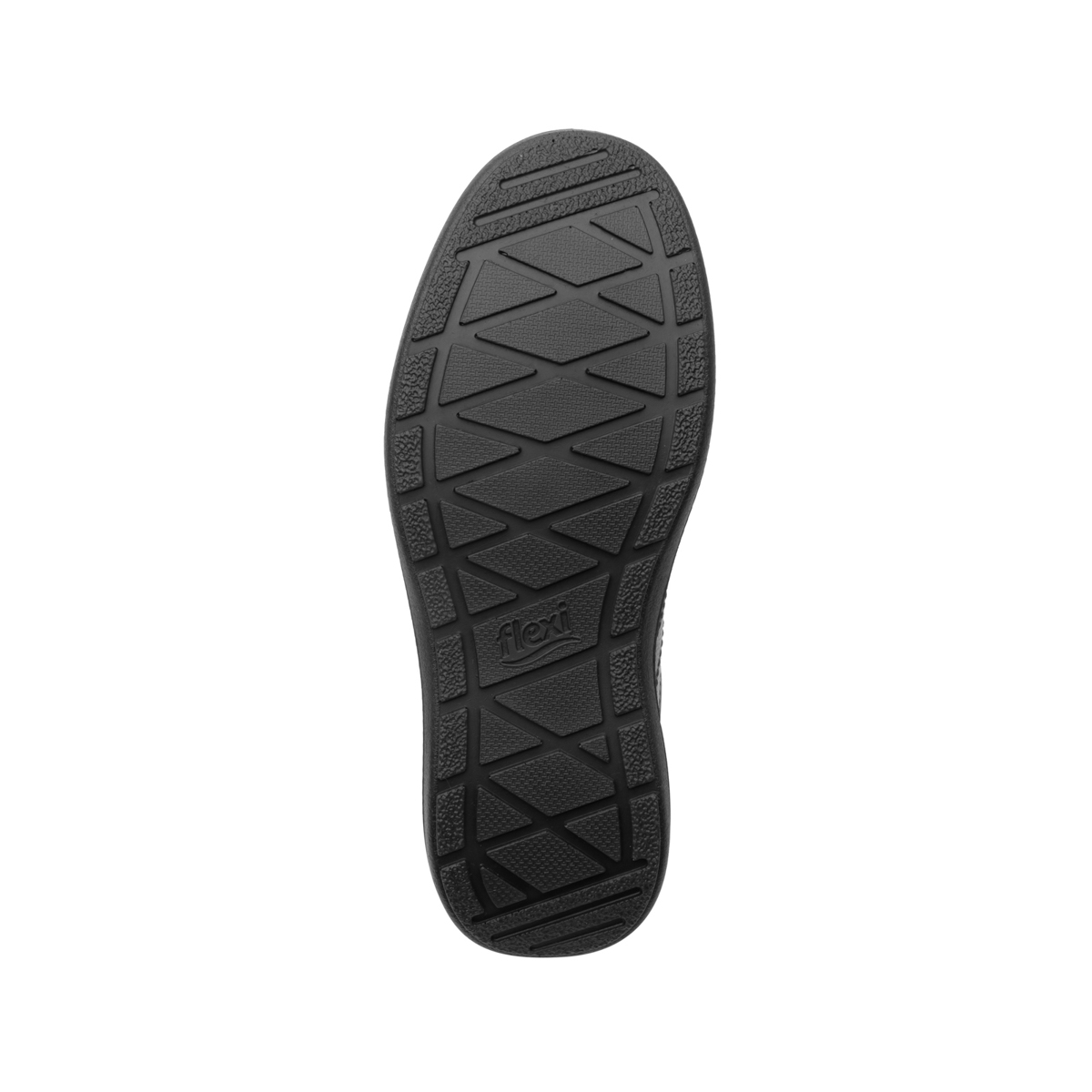 Zapato Casual Para De Servicio/Clínico Flexi Con Piel Graneada Para Hombre - Estilo 50607 Negro