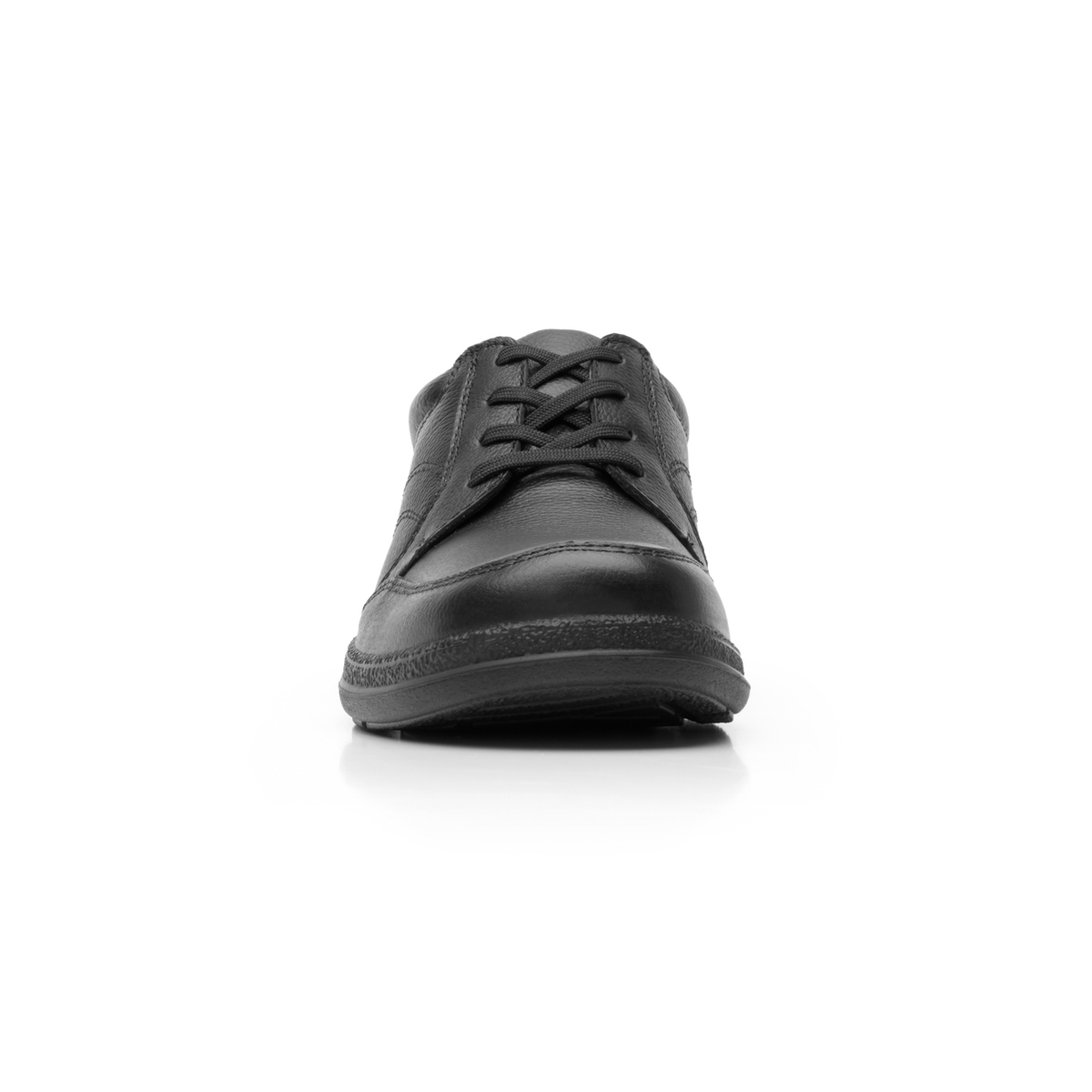 Zapato Casual Para De Servicio/Clínico Flexi Con Piel Graneada Para Hombre - Estilo 50607 Negro