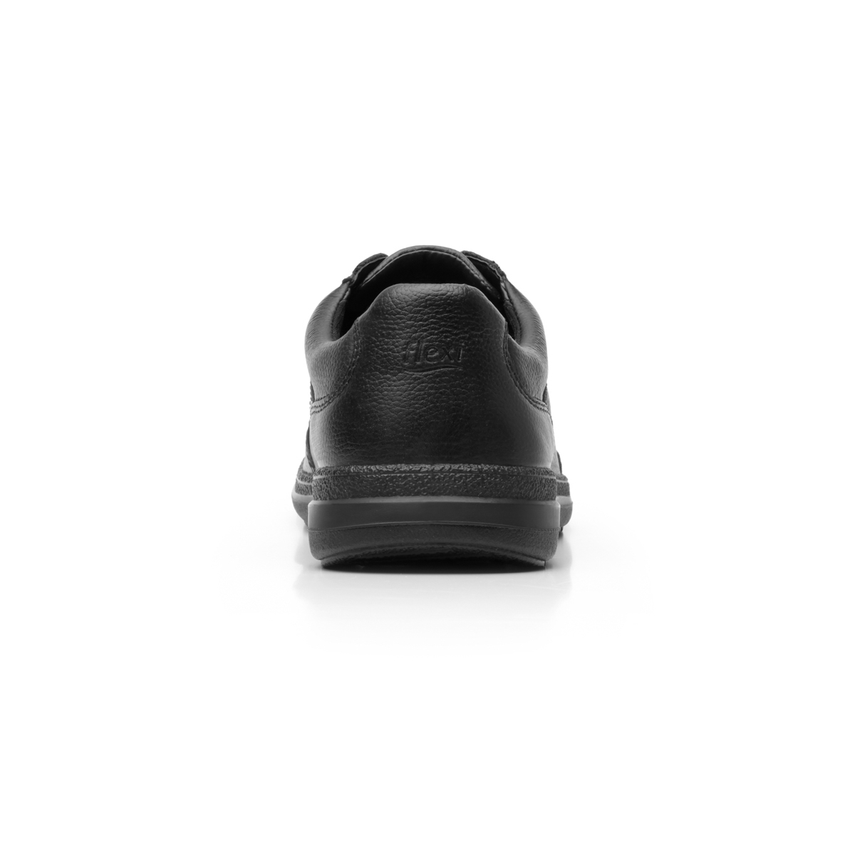Zapato Casual Para De Servicio/Clínico Flexi Con Piel Graneada Para Hombre - Estilo 50607 Negro