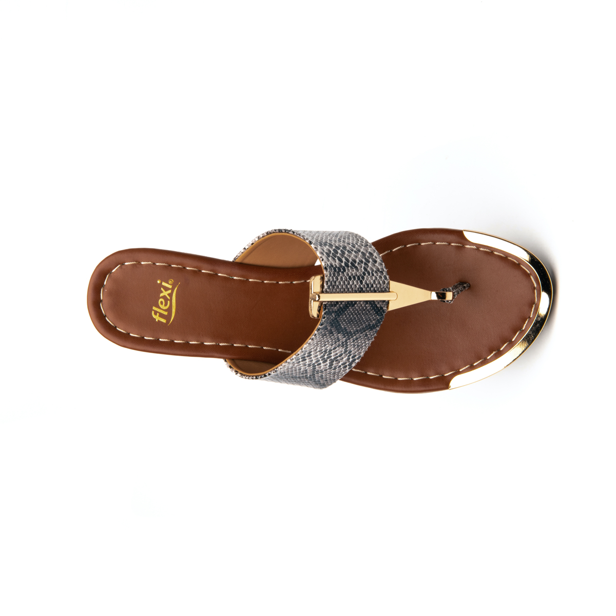 Sandalia Casual Flexi De Pata De Gallo Para Mujer - Estilo 600001 Blanco