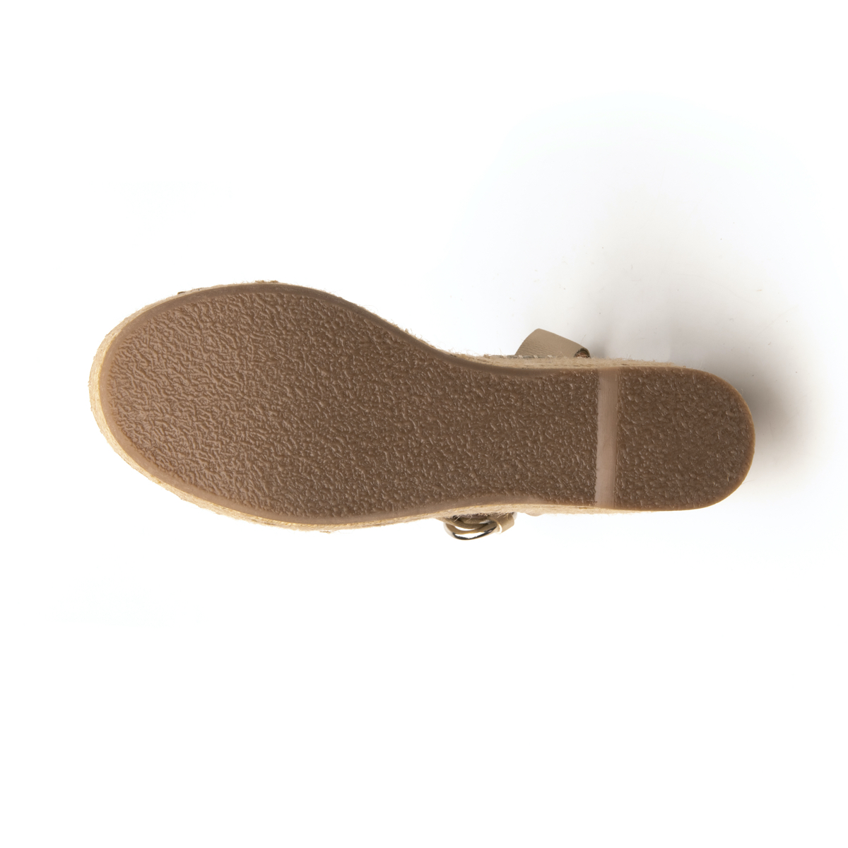 Sandalia Con Plataforma Flexi Con Suela Tipo Yute Para Mujer - Estilo 600301 Oro