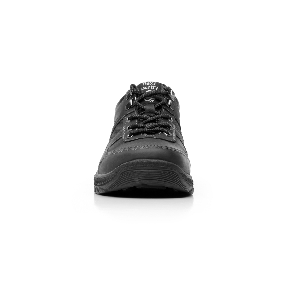 Zapato Para Outdoor Flexi Country Con Combinación De Texturas Para Hombre - Estilo 66513 Negro