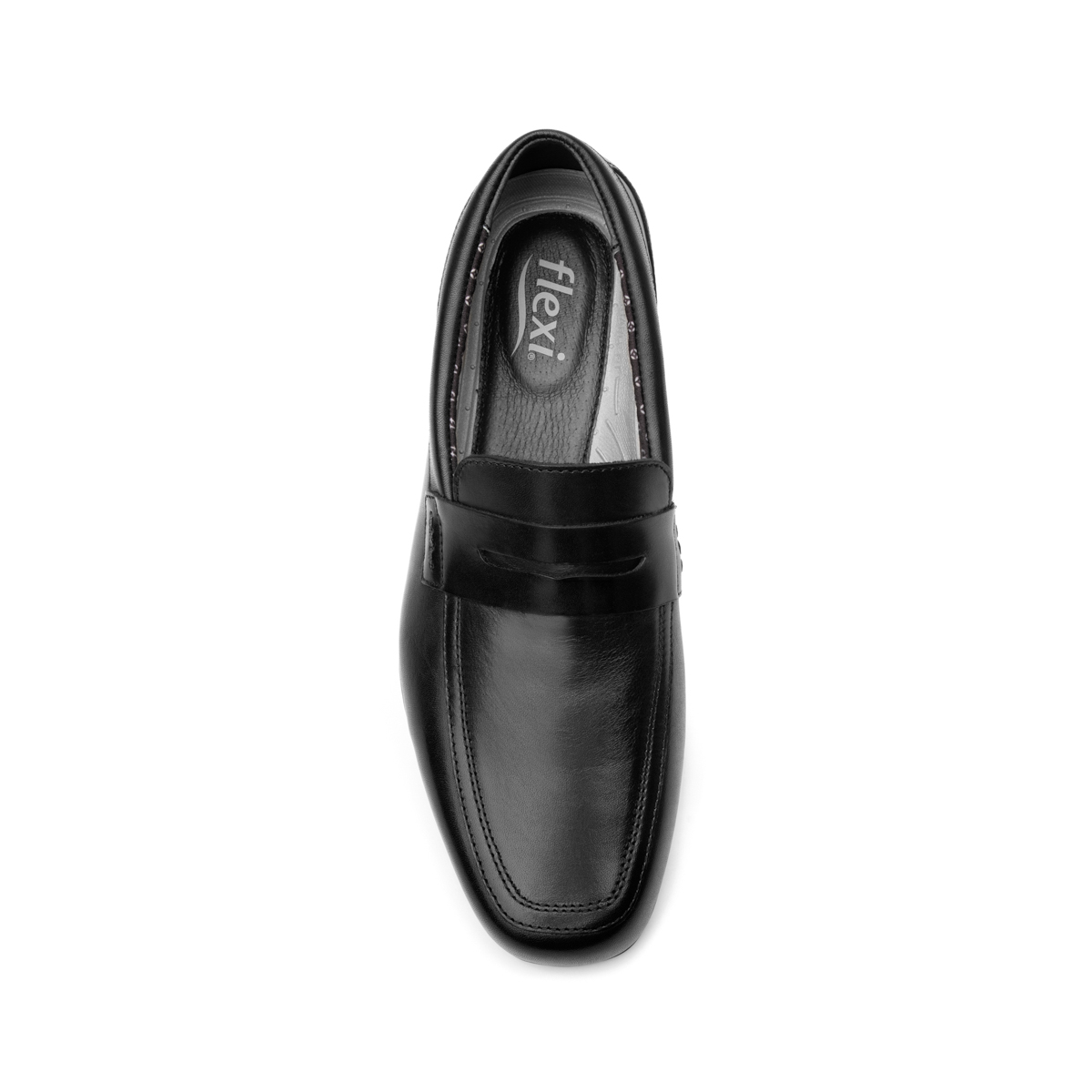 Loafer Clásico Antifaz Flexi para Hombre Estilo 68617 Negro