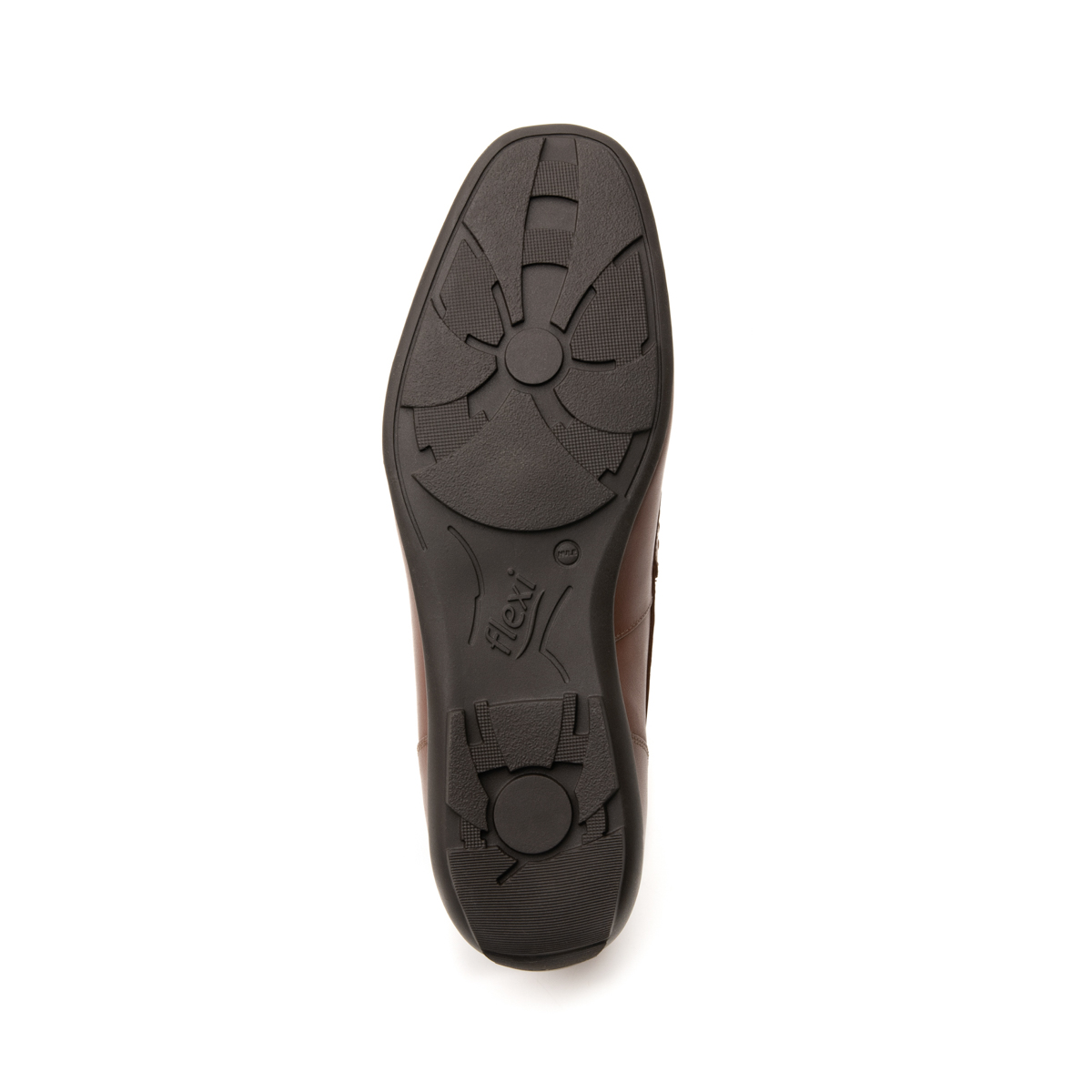 Loafer Clásico Antifaz Flexi para Hombre Estilo 68617 Tan