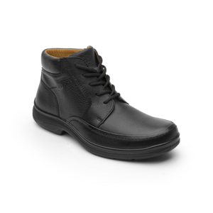 Bota Casual Flexi Con Piel Graneada Para Hombre - Estilo 68907 Negro Bota Casual Flexi Con Piel Graneada Para Hombre - Estilo 68907 Negro
