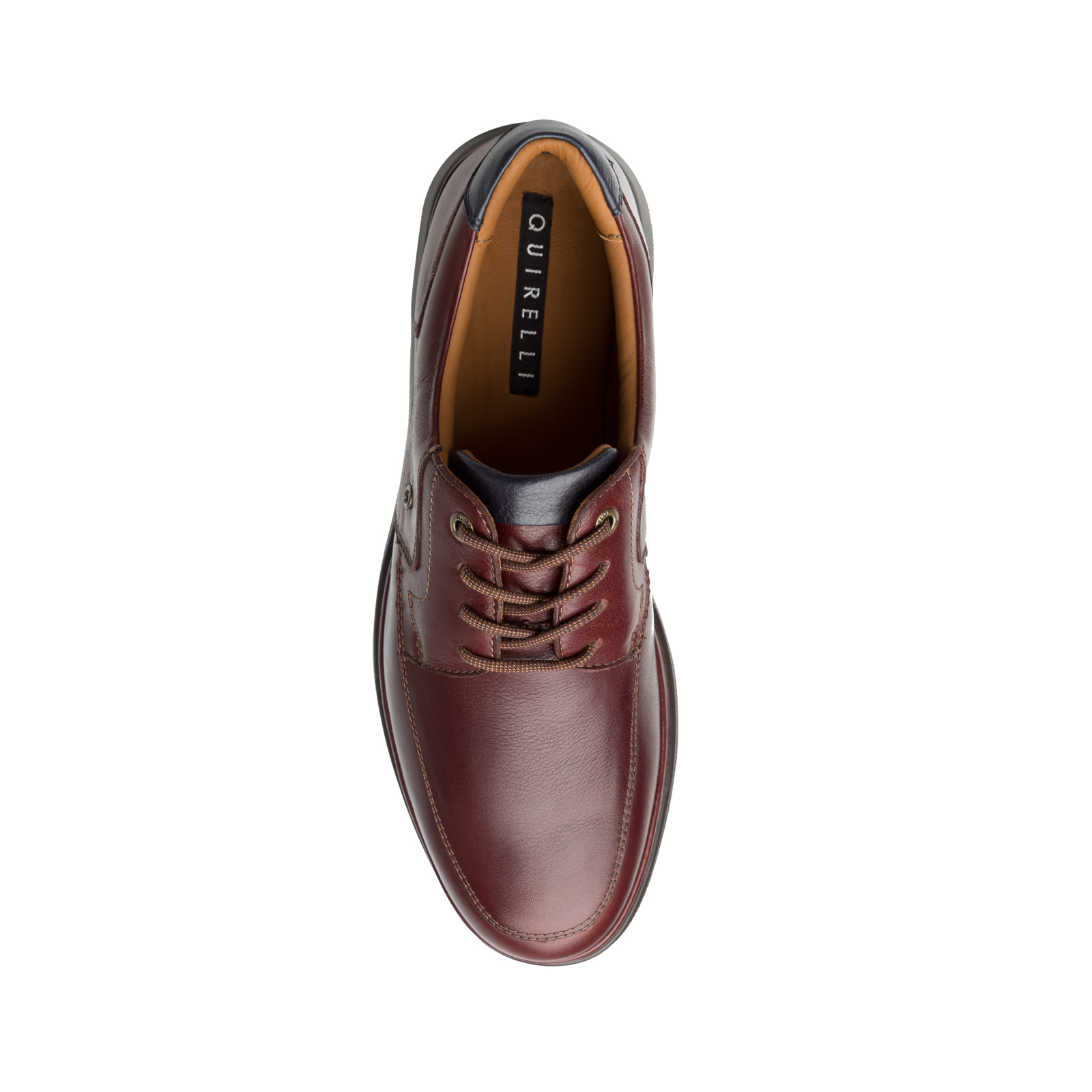Zapato Casual Urbano Quirelli Con Corte Acojinado Para Hombre - Estilo 701201 Chocolate