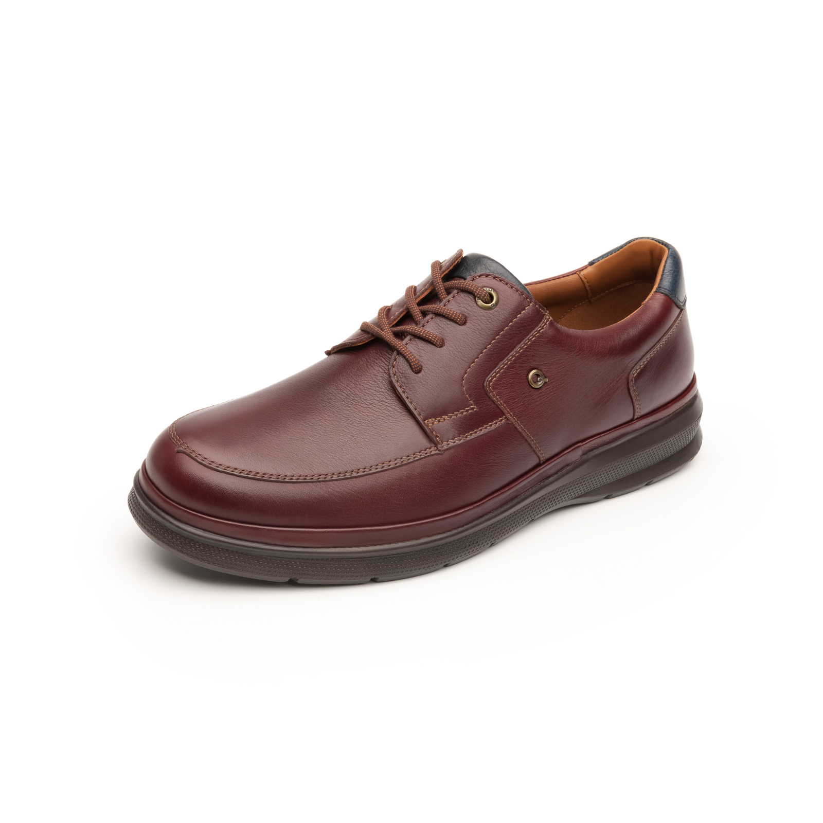 Zapato Casual Urbano Quirelli Con Corte Acojinado Para Hombre - Estilo 701201 Chocolate