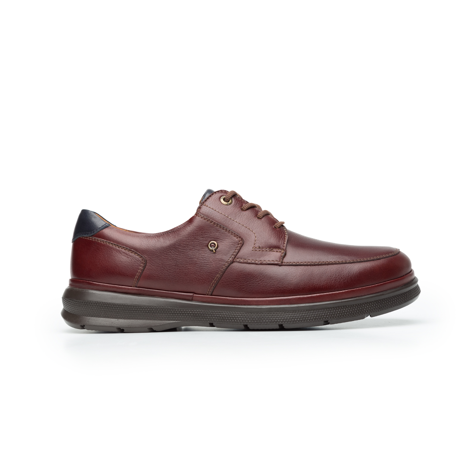 Zapato Casual Urbano Quirelli Con Corte Acojinado Para Hombre - Estilo 701201 Chocolate